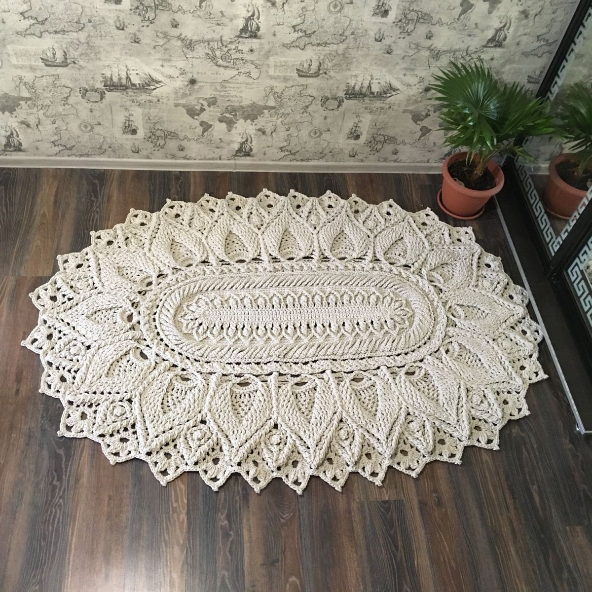 Ковёр ультра из полиэфирного шнура