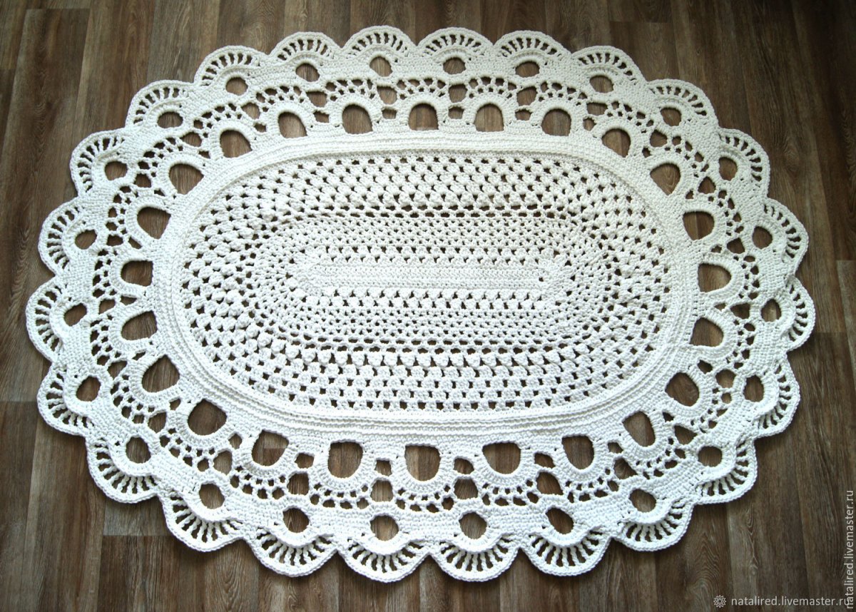 Ковер великолепие из полиэфирного шнура