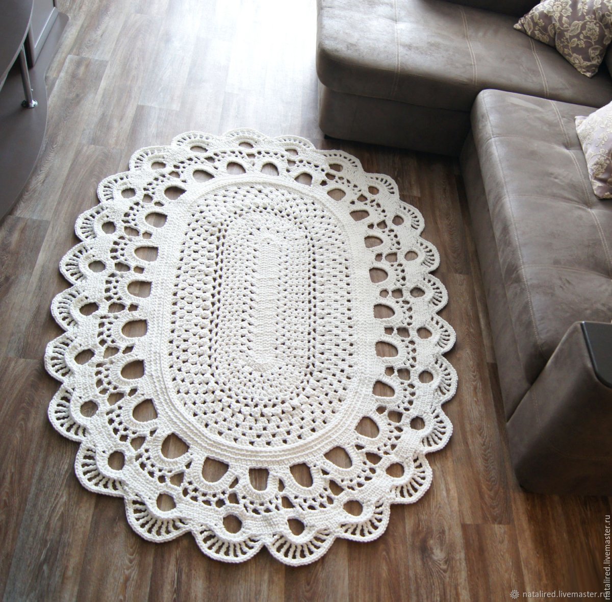 Ковер великолепие из полиэфирного шнура