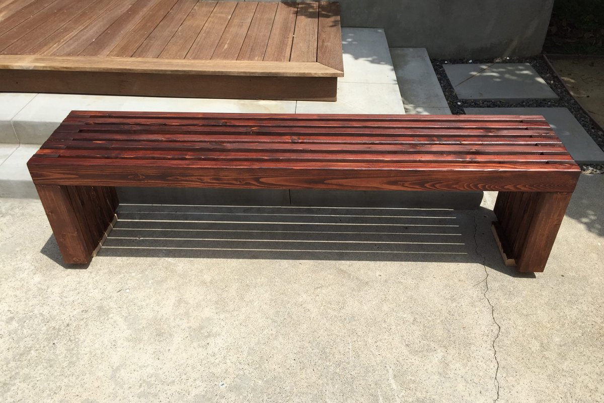 Скамейка Wood Bench