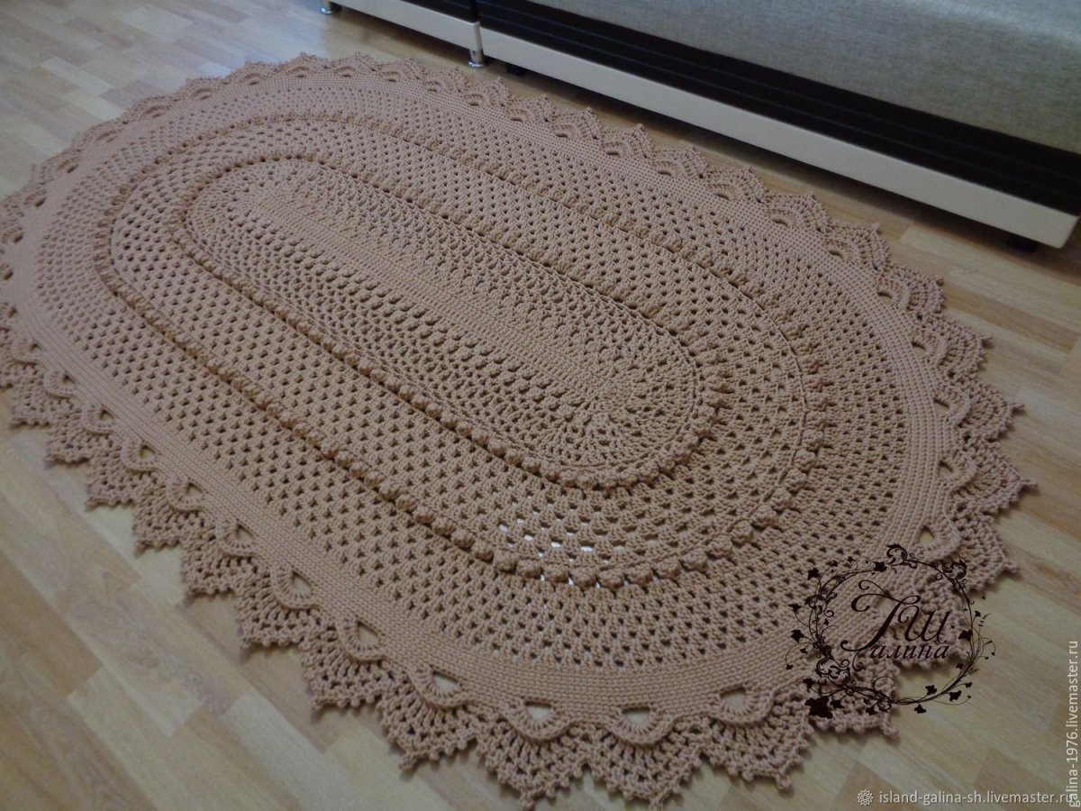 Оксана Лисовая вязаные ковры