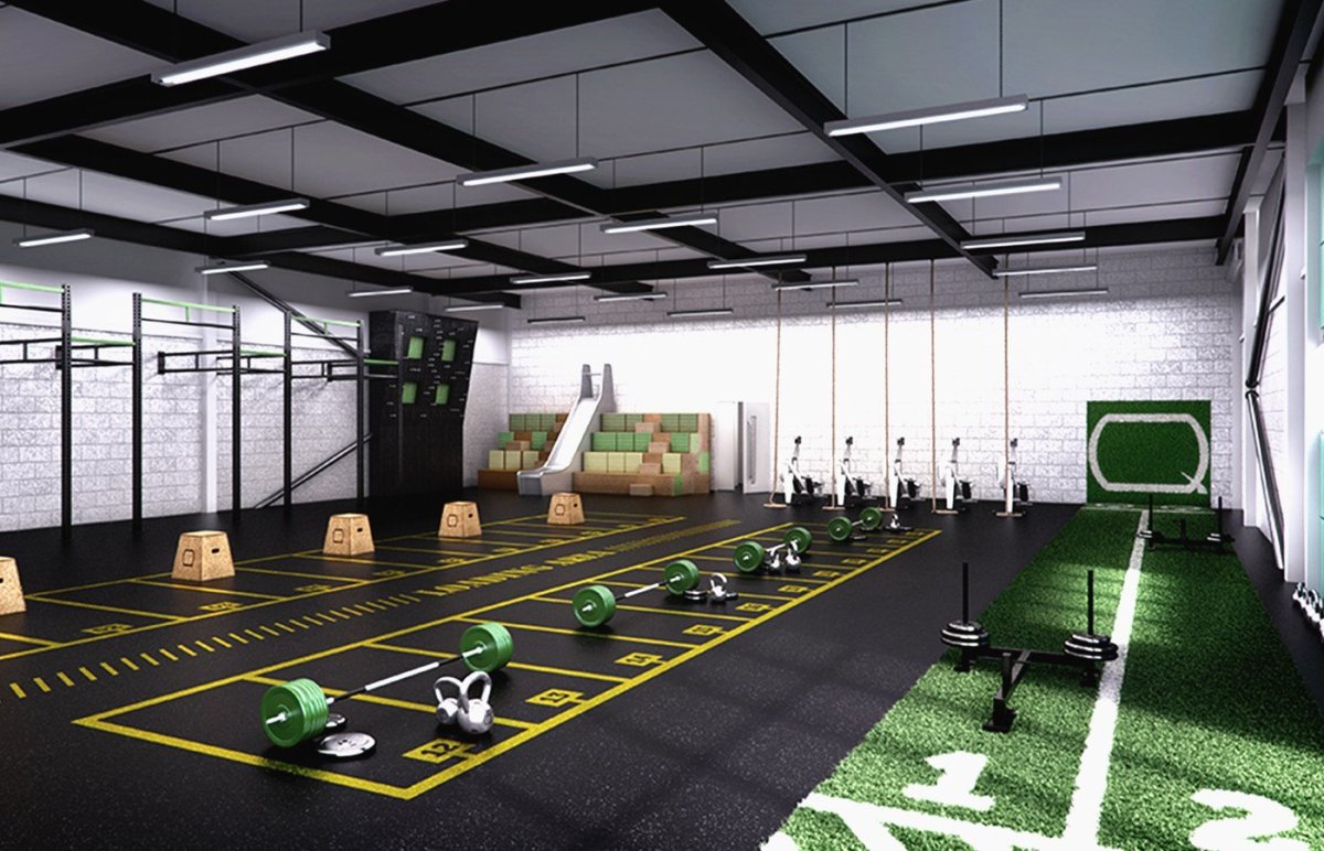 Спортзал в школе будущего