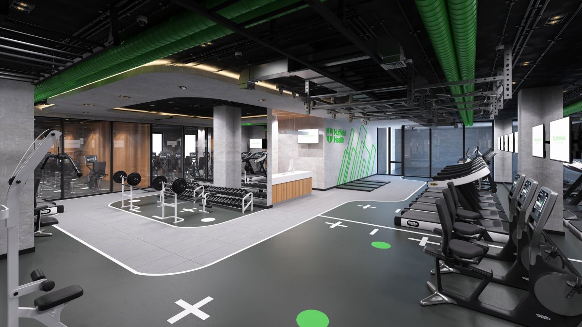 Спортивный зал визуализация