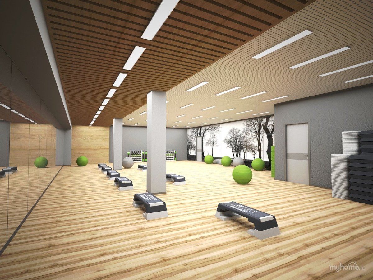 Интерьер спортивного зала
