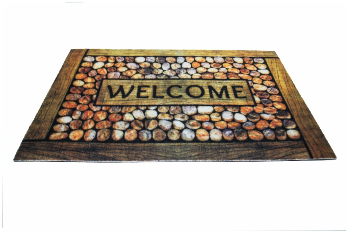 Коврик придверный Porto 1050 45x75 серый.