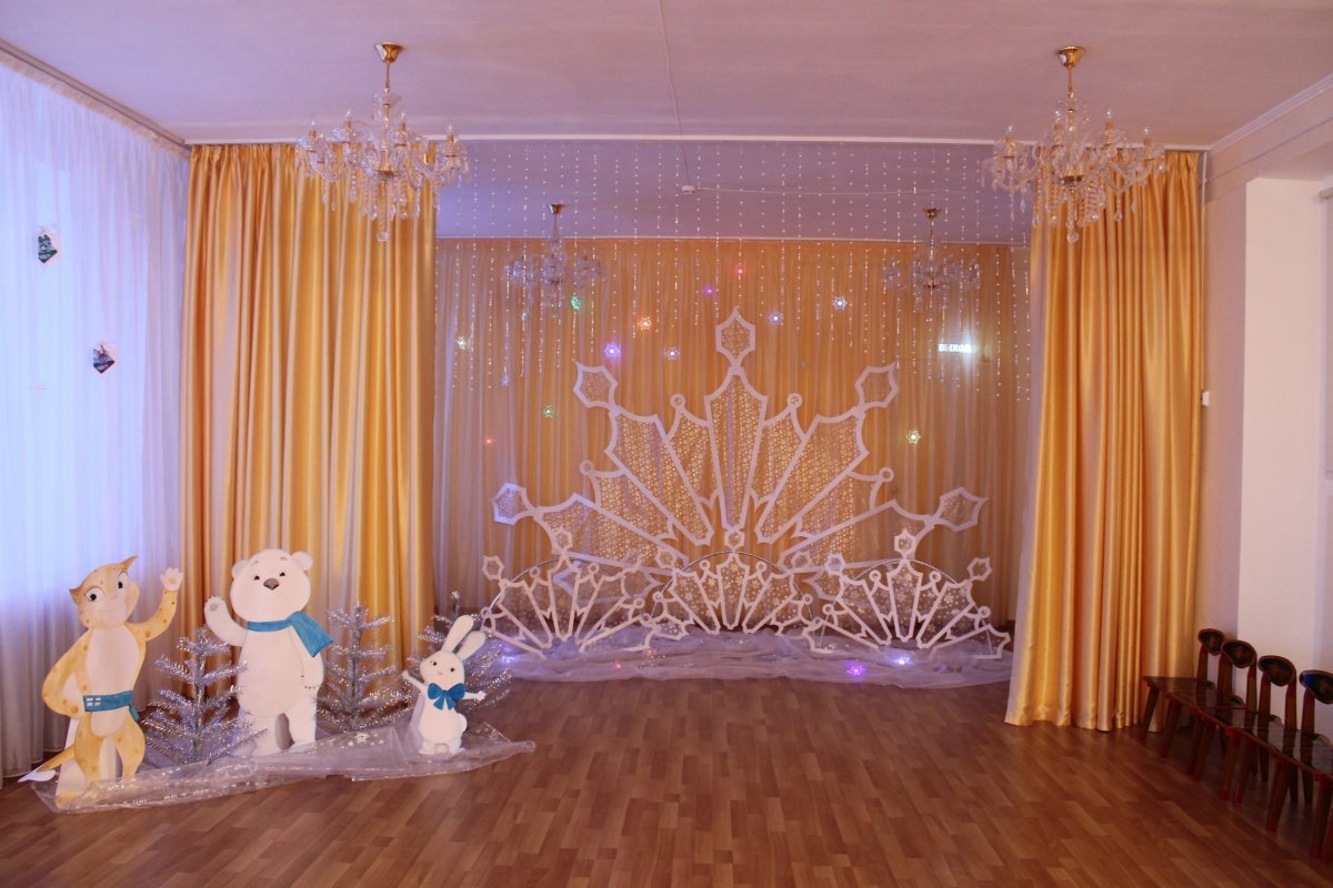 Современное украшение музыкального зала