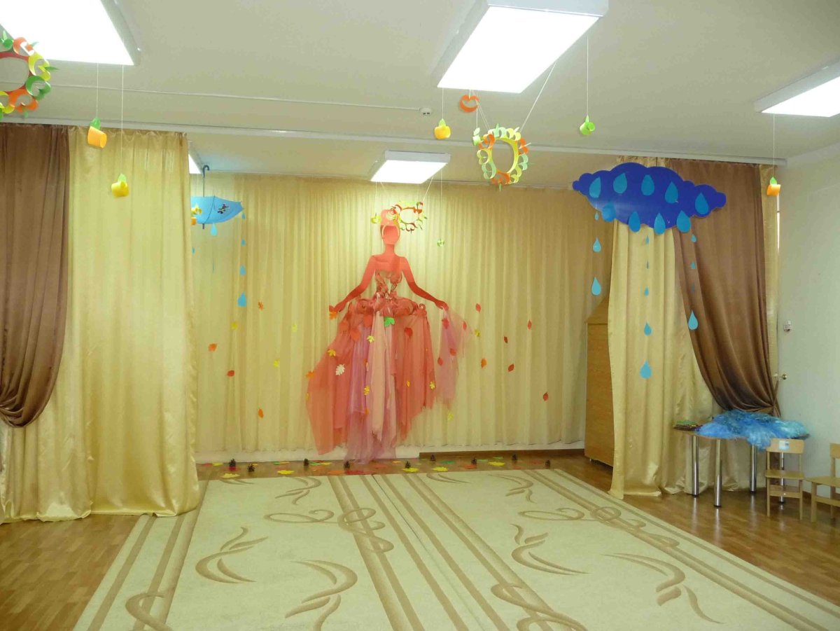 Декор музыкального зала в детском саду