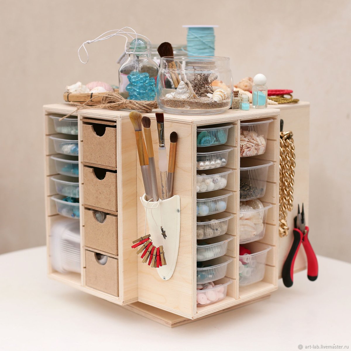 Органайзер, Wooden Organiser Box