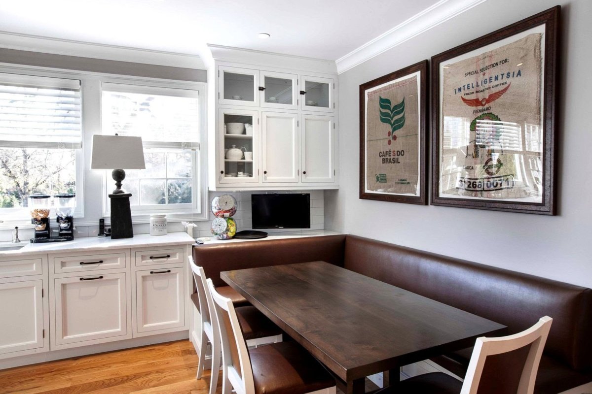 Уголок на кухне в интерьере