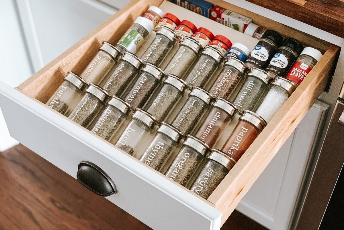Spice Drawer Organizer