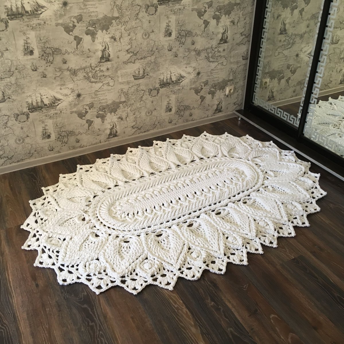 Ковёр ультра из полиэфирного шнура