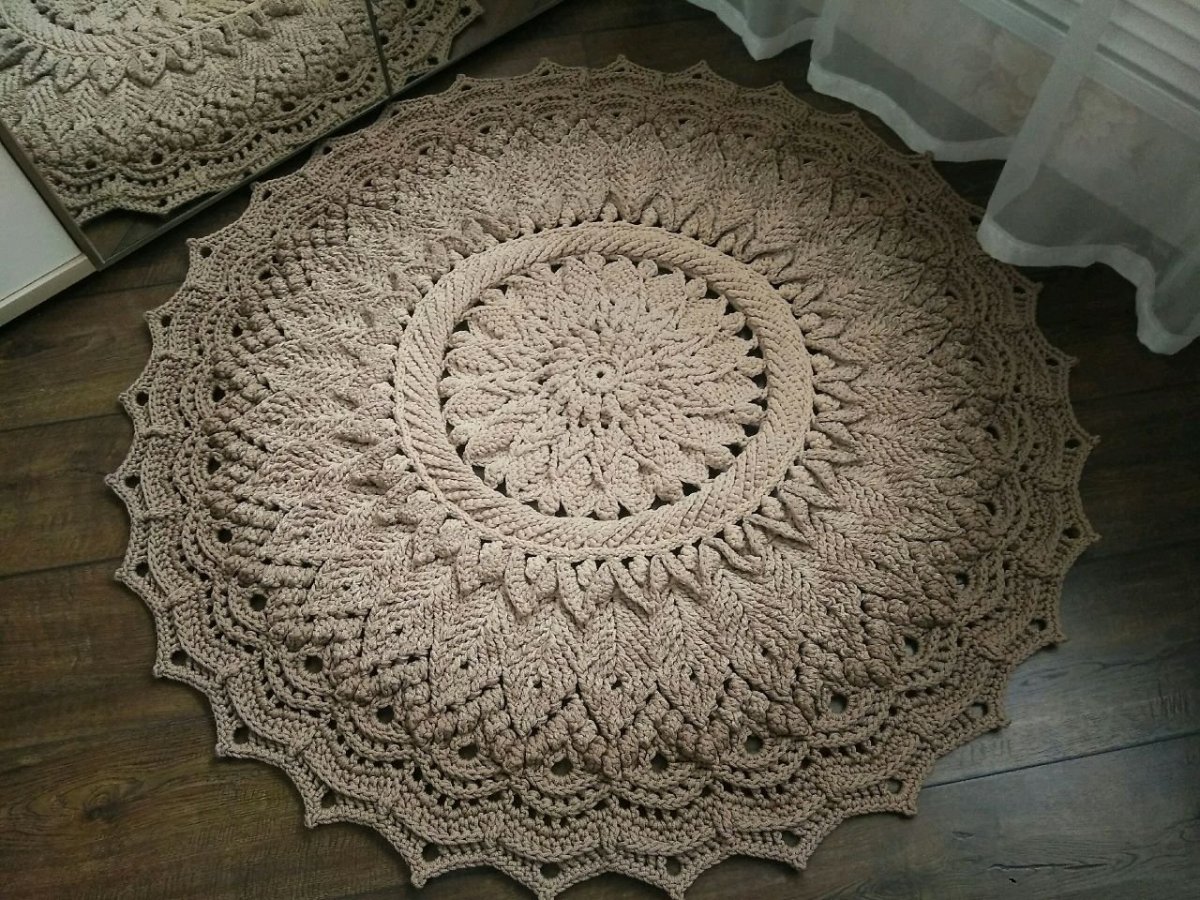 Ковер крючком
