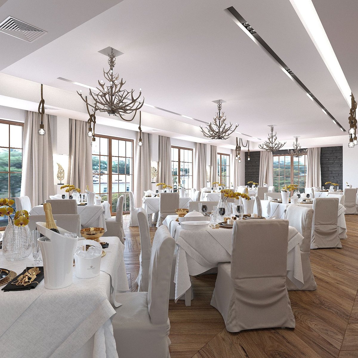 Современный банкетный зал