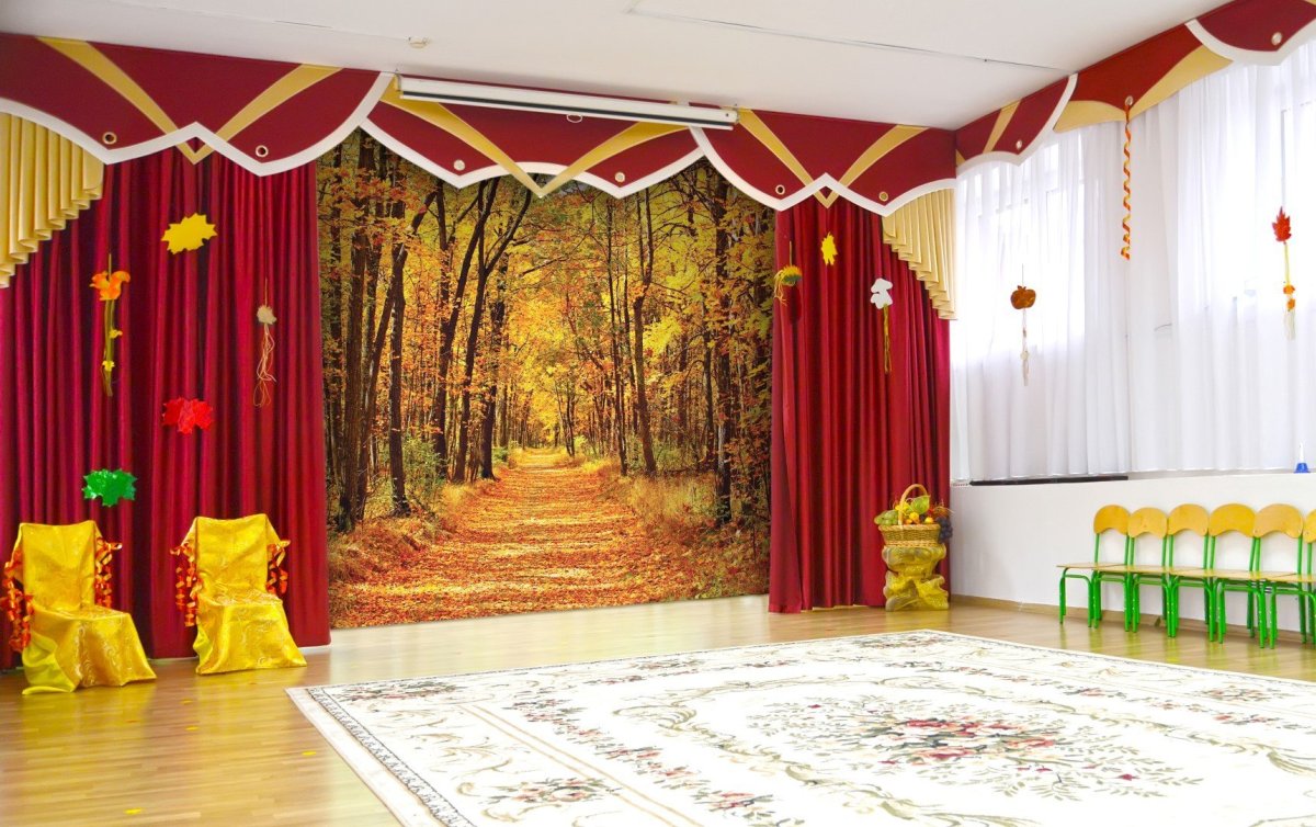 Задники для сцены для детского сада