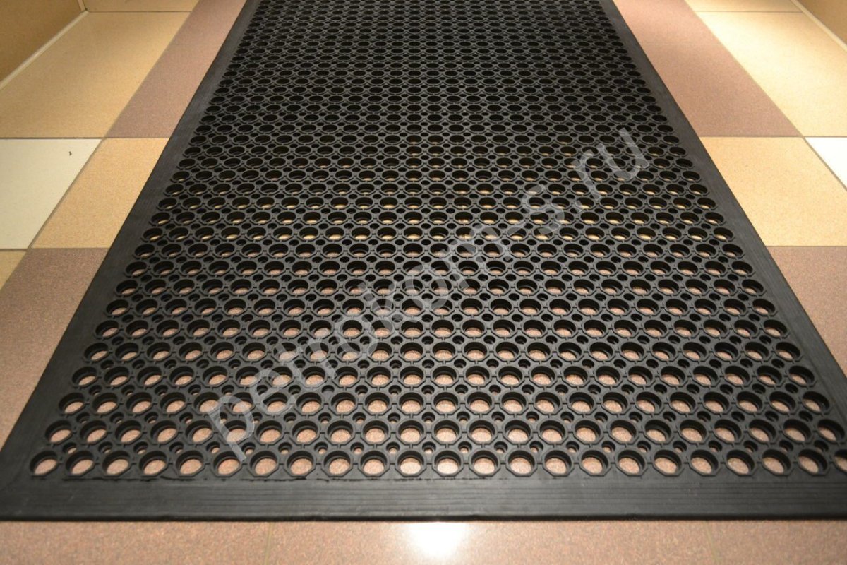 Ячеистый резиновый коврик 1200х600 Стандартпарк