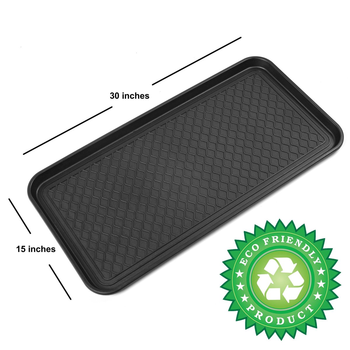 Коврик резиновый для обуви Cleanwill DRS 623 Boot Tray mat 400х800 мм