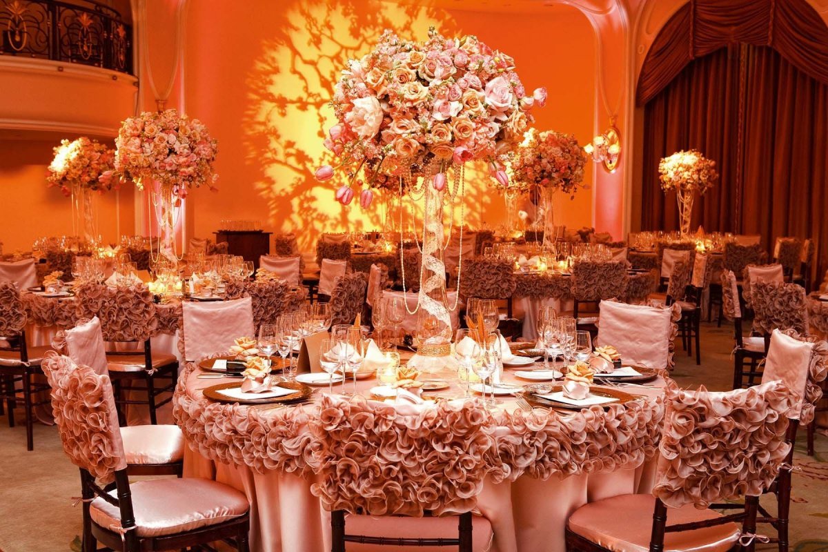 Украшение банкетных залов