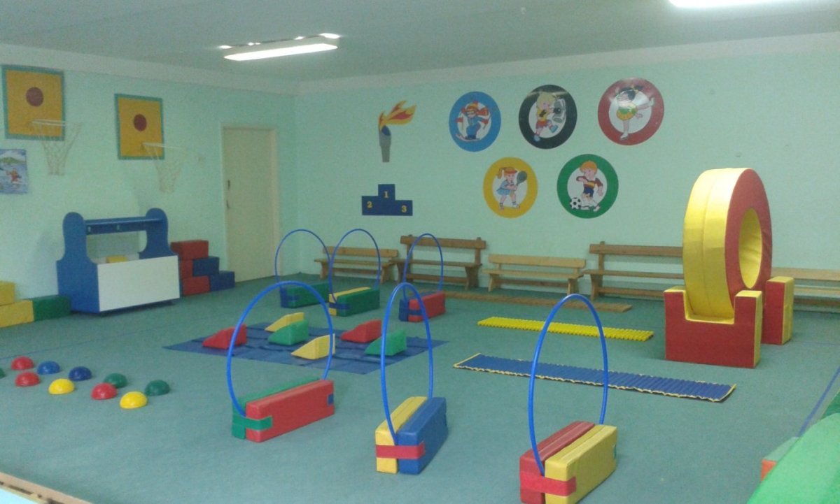 Спортивный зал в детском саду