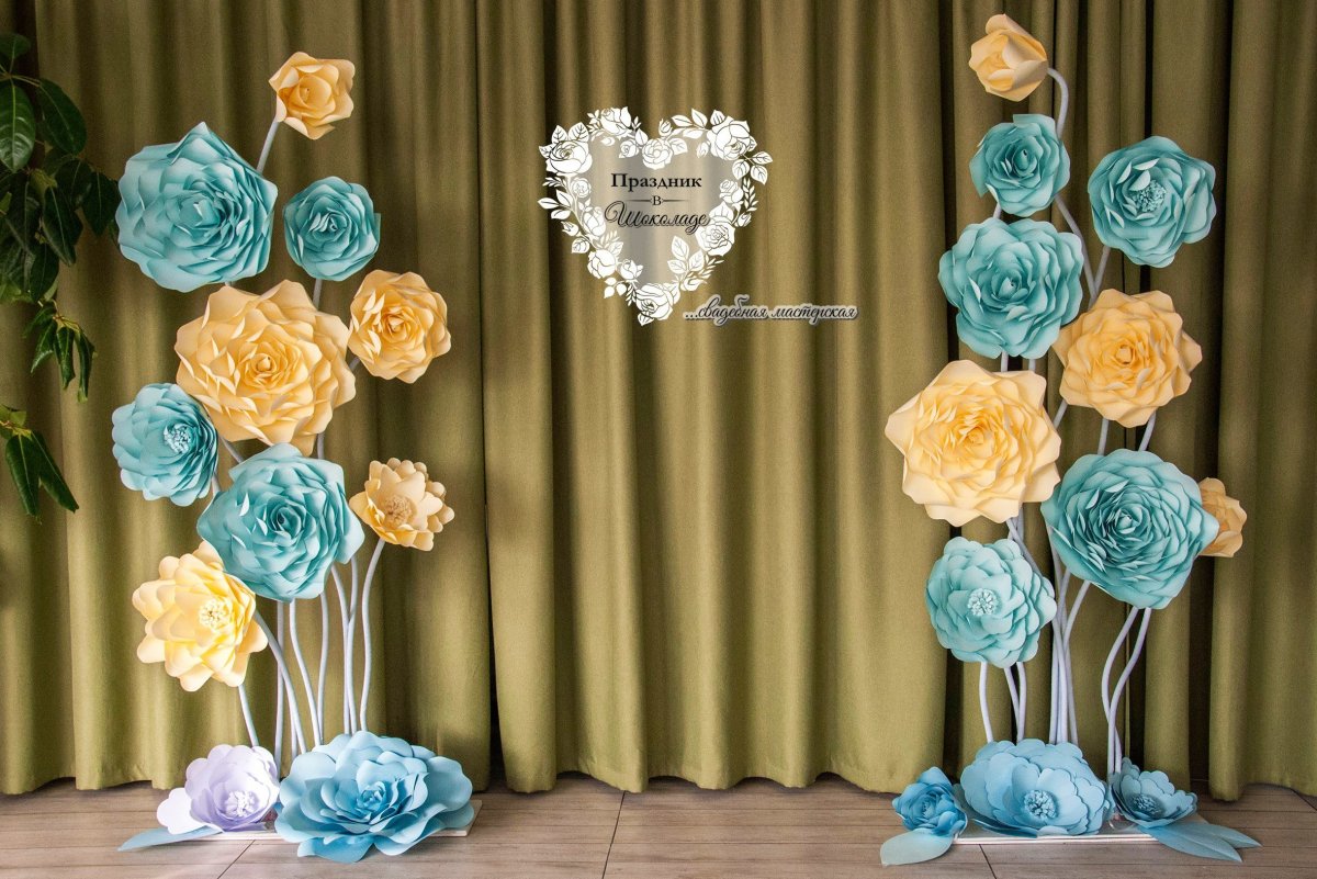 Цветы для украшения зала