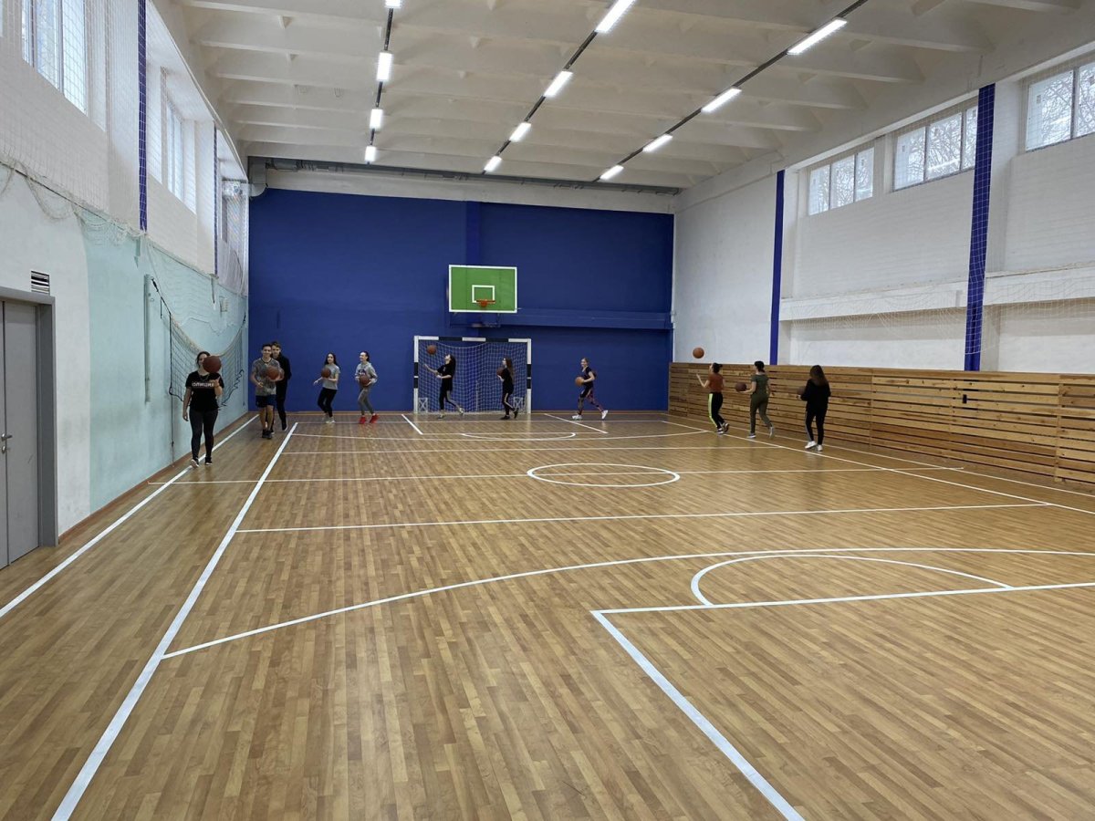 Спортивный зал в колледже