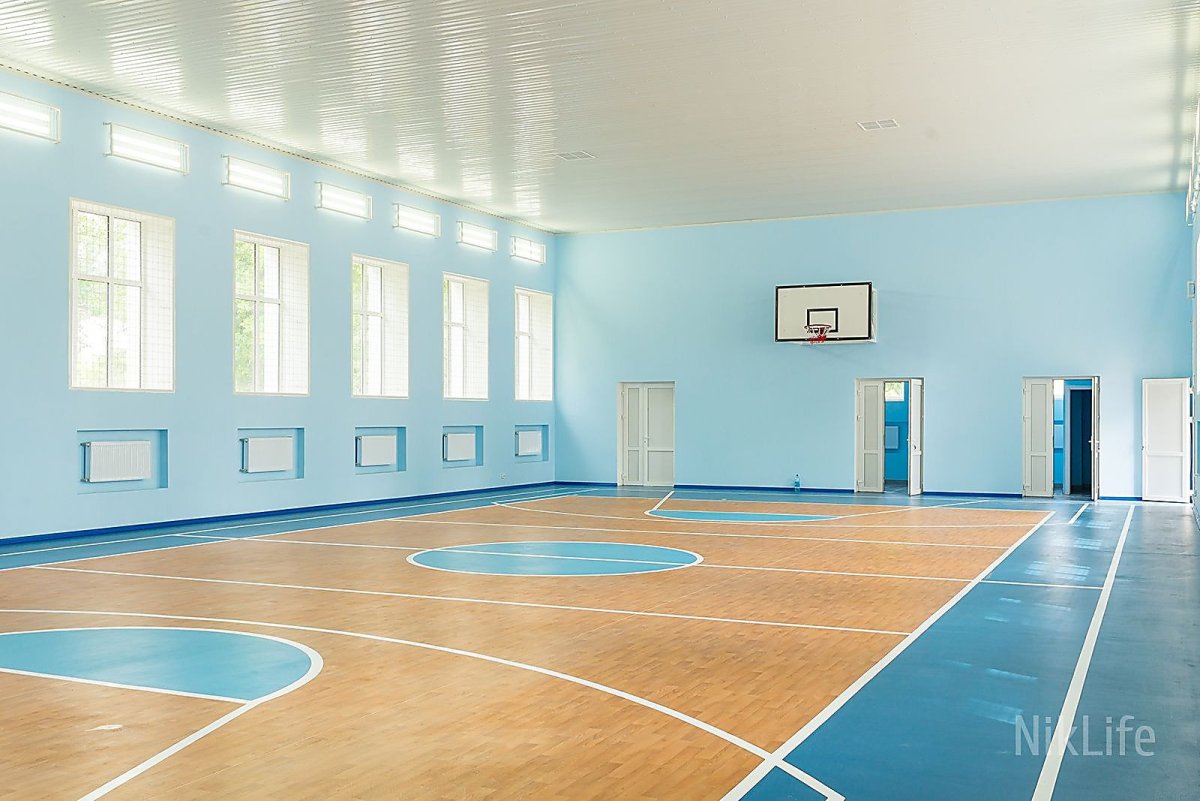 Физкультурный зал в интернате