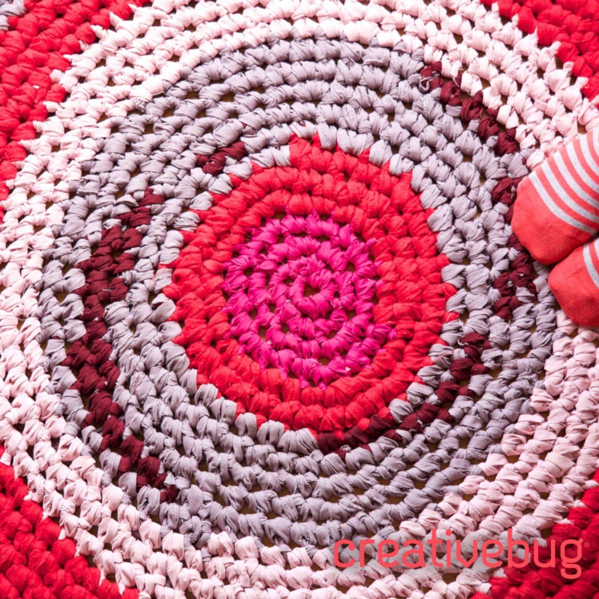 Коврик крючком для начинающих