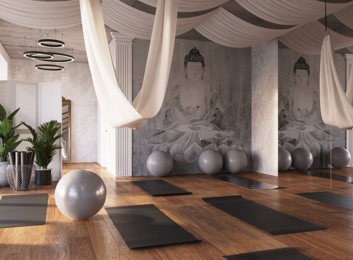 Интерьер йога студии