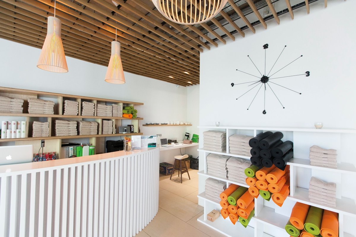 Интерьер йога студии