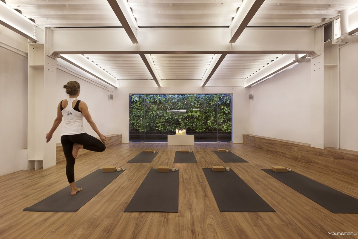 Интерьер йога студии