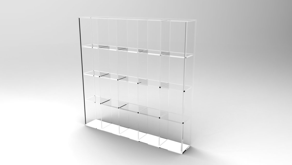 Стеллаж из оргстекла