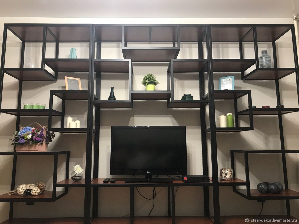 Стеллаж лофт 2м