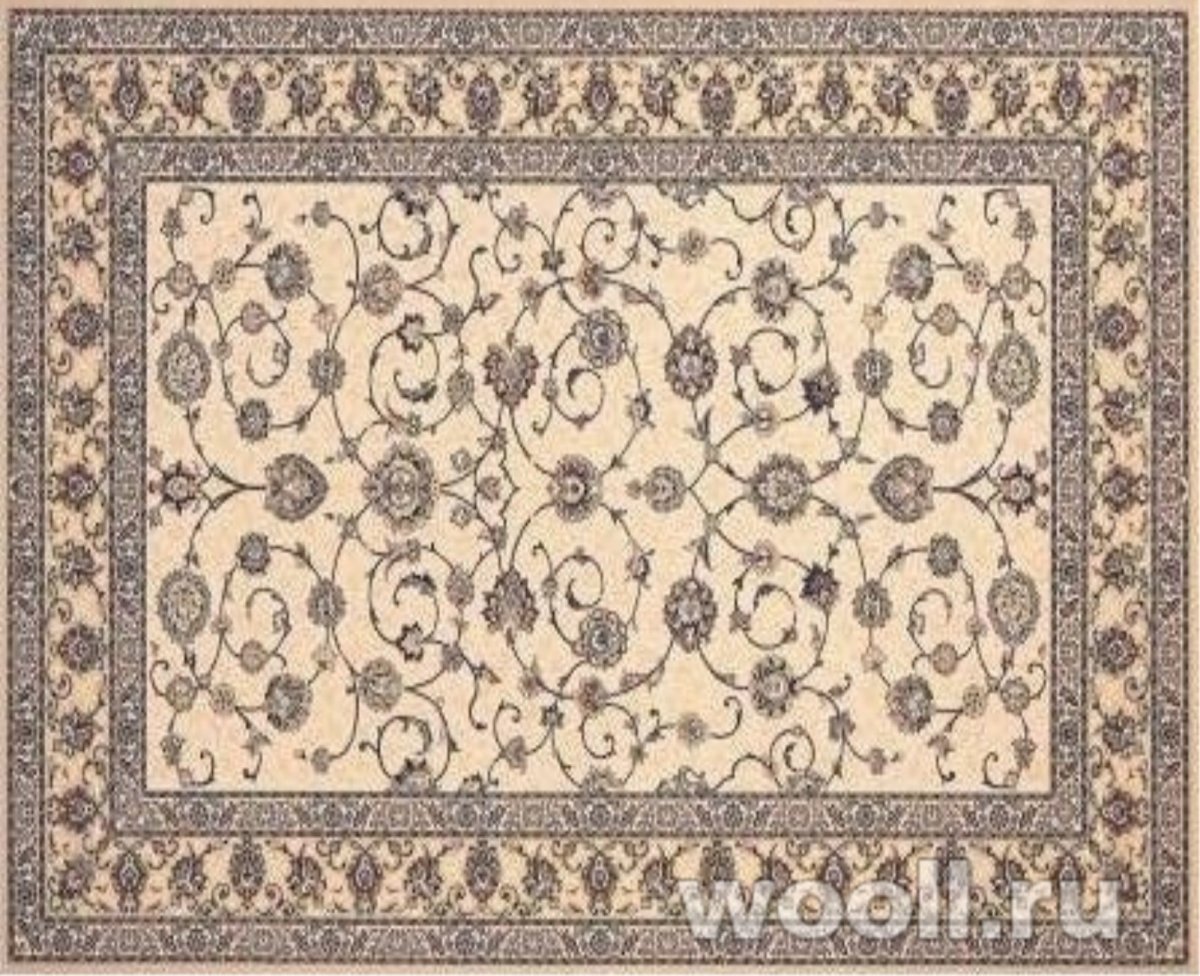 Ковер бежевый с орнаментом