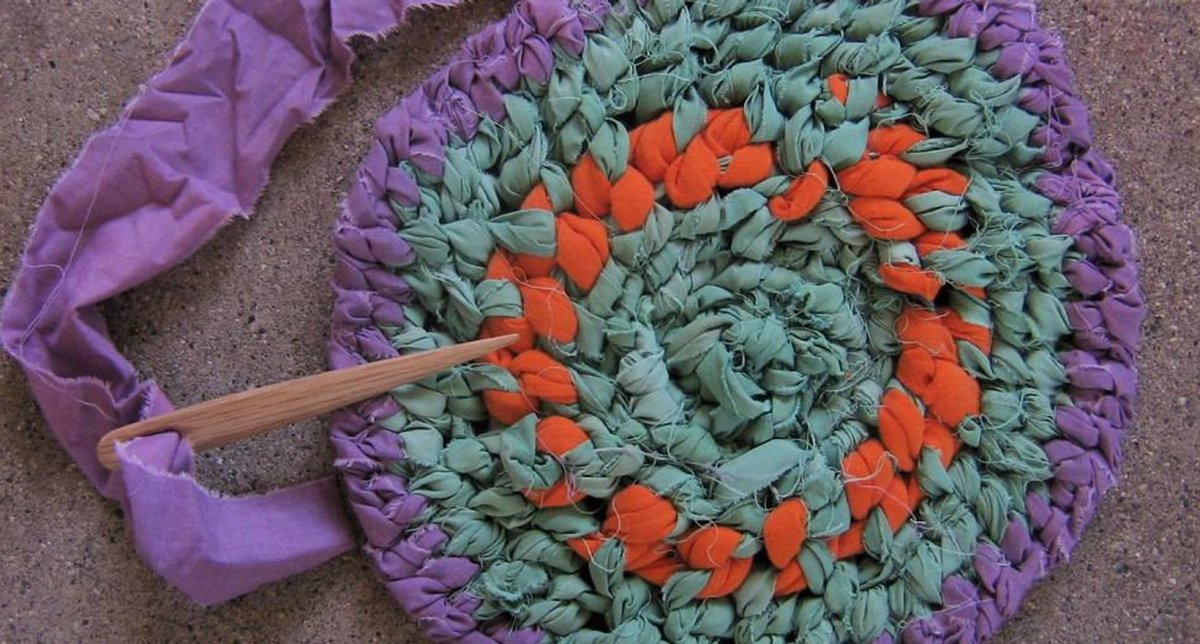 Коврики из старых тряпок