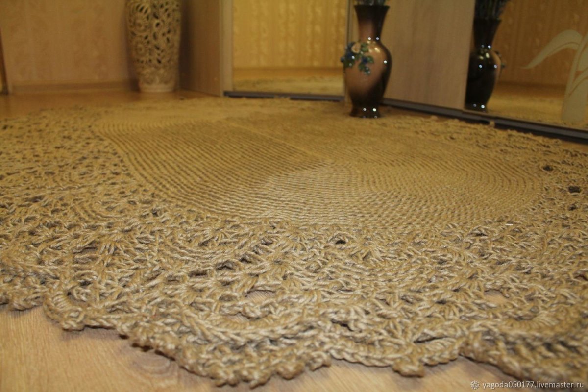 Ковер из джута
