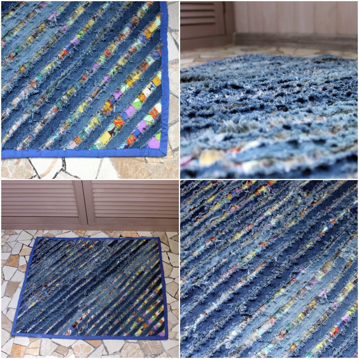 Коврики из джинсовой ткани