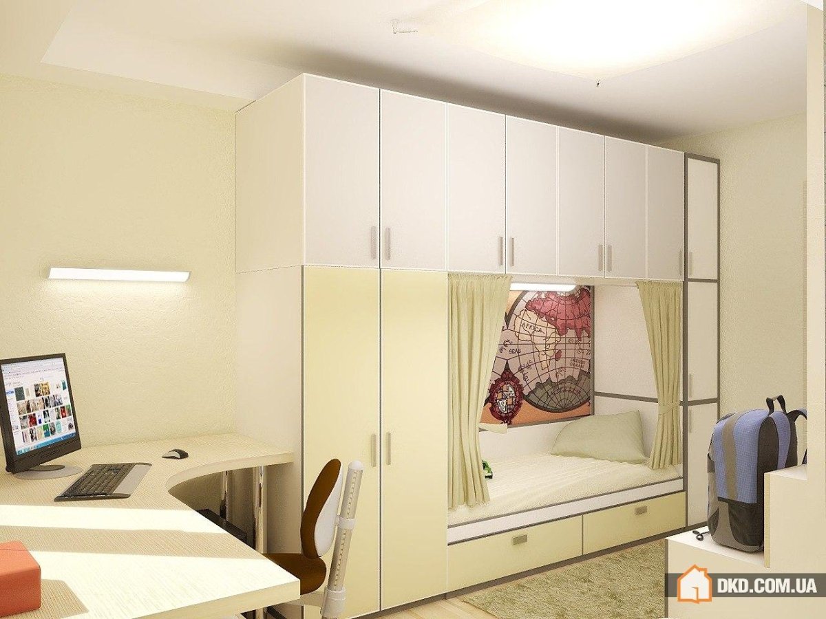 Детская спальня 10 кв м