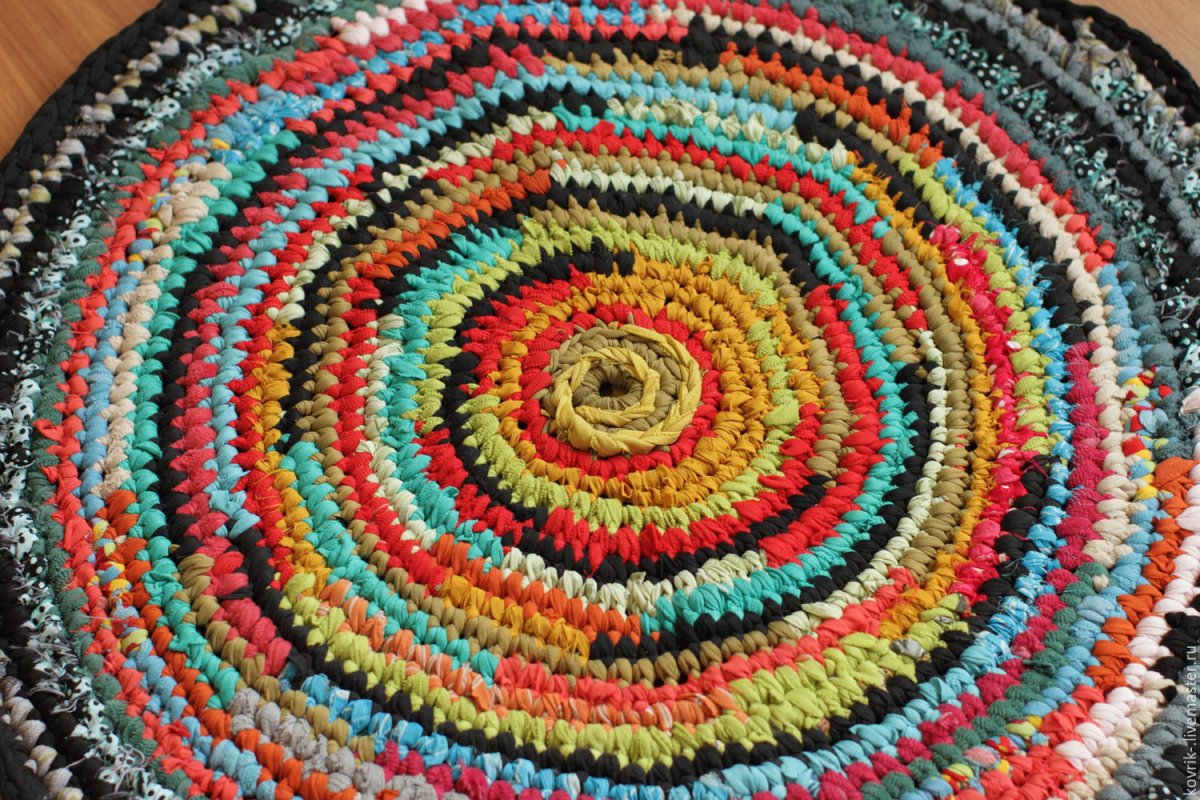 Коврик из лоскутков