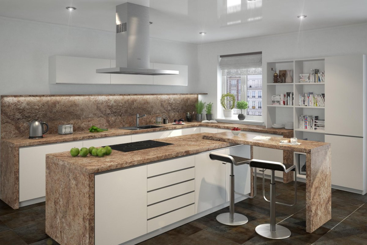 Столешница мрамор Бергамо 7031q