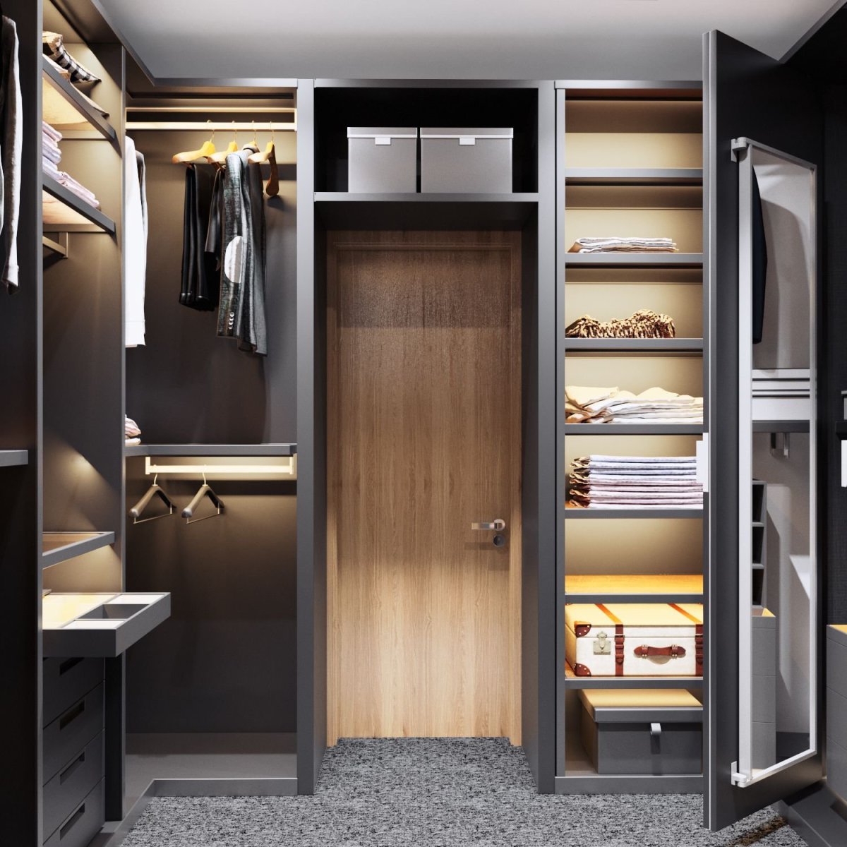 Проходная гардеробная