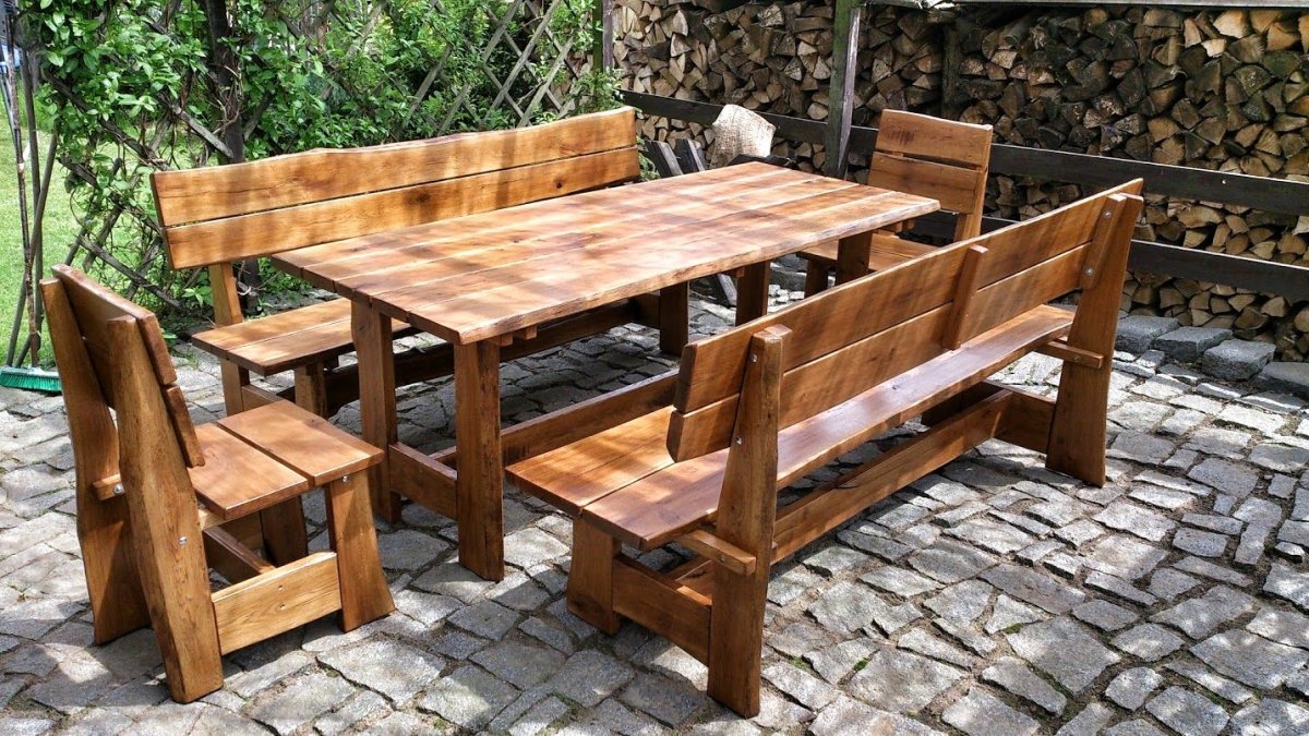 Садовая мебель Данте массив