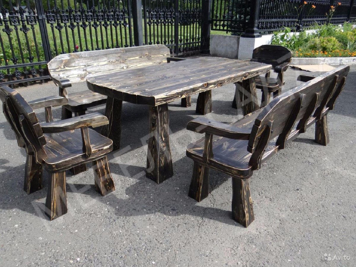 Садовая мебель под старину