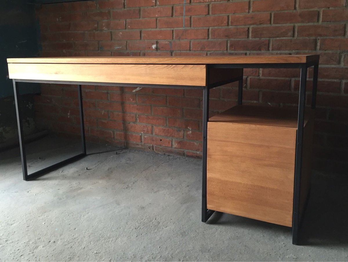 Письменный стол лофт Nexus ln12/Wood-Black