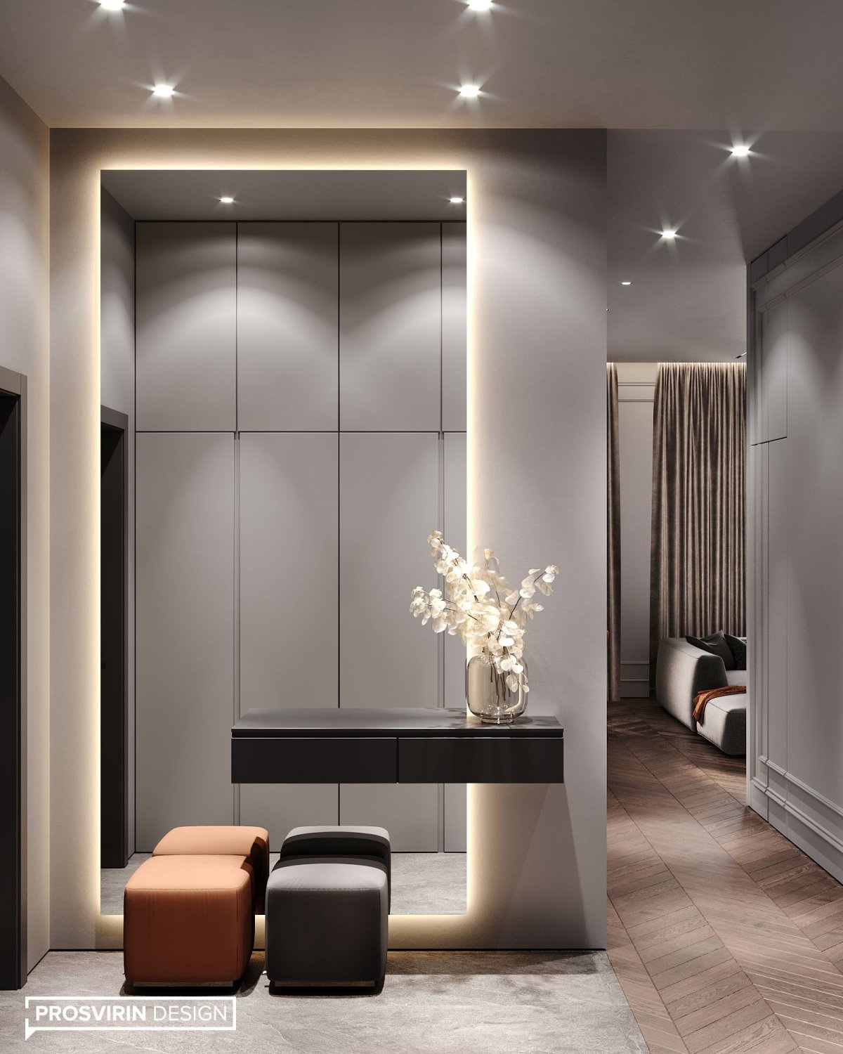 Подвесная прихожая