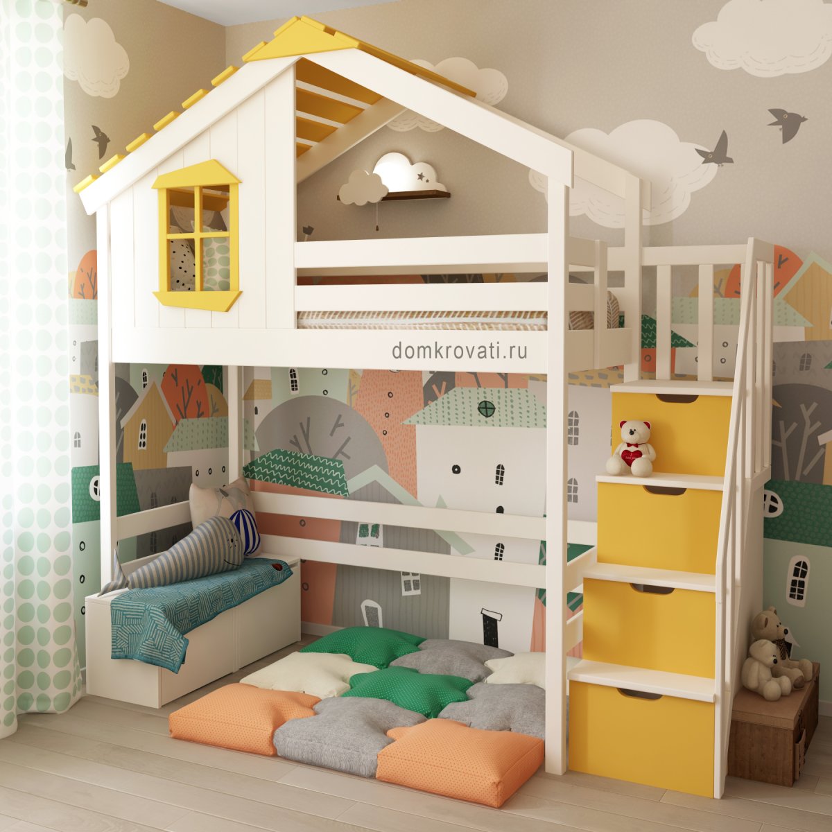 Смостад кровать чердак