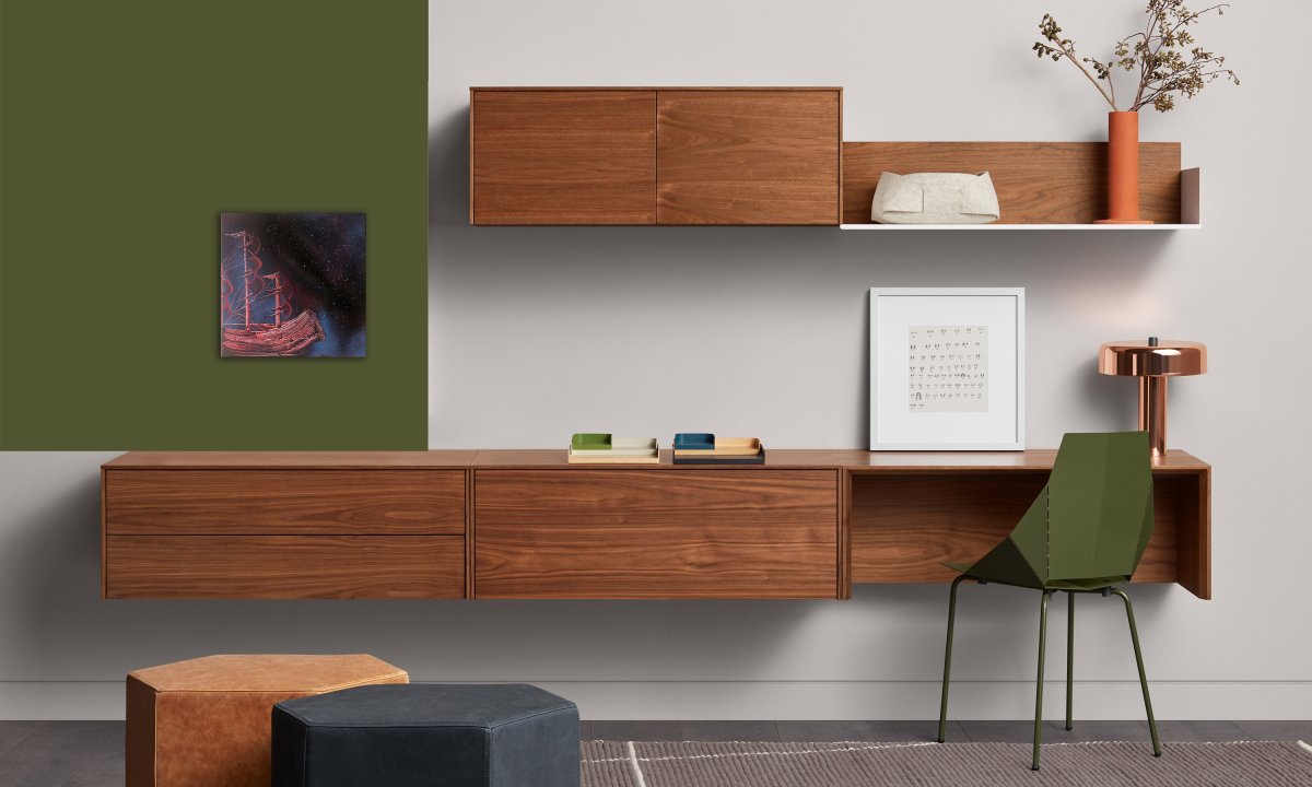 Навесные столы длинные