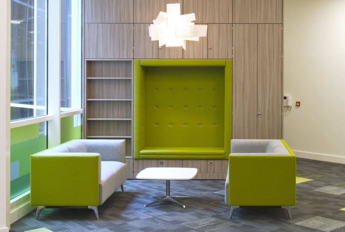 Комната ожидания в офисе