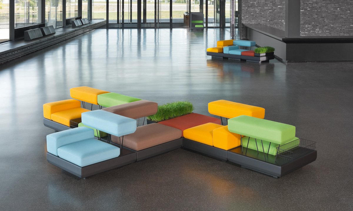 Модульная мебель для общественных пространств