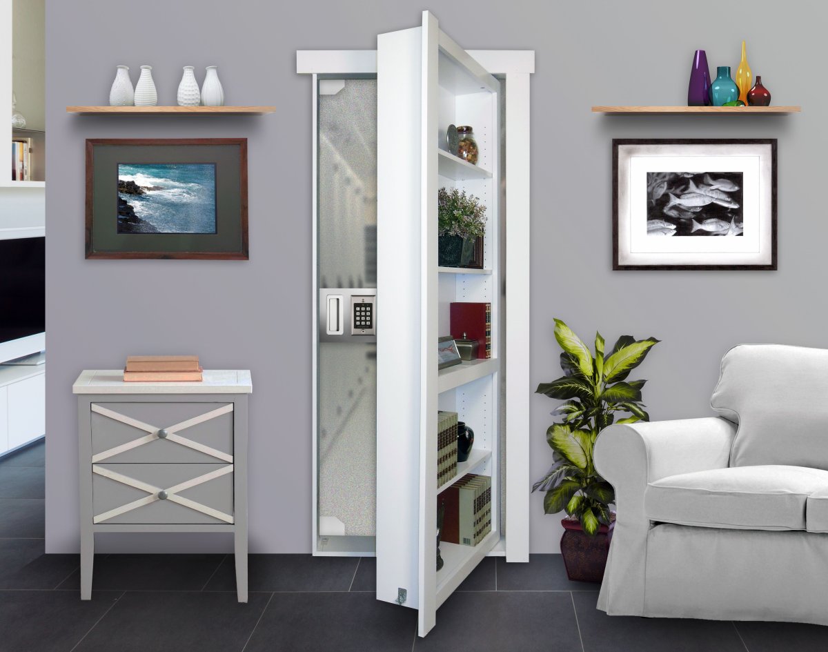 Стеллаж с дверьми