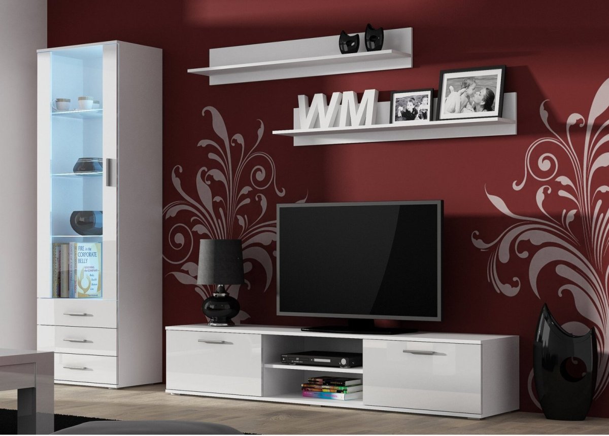 Стенка Сохо 7 Модерн глянцевая МДФ