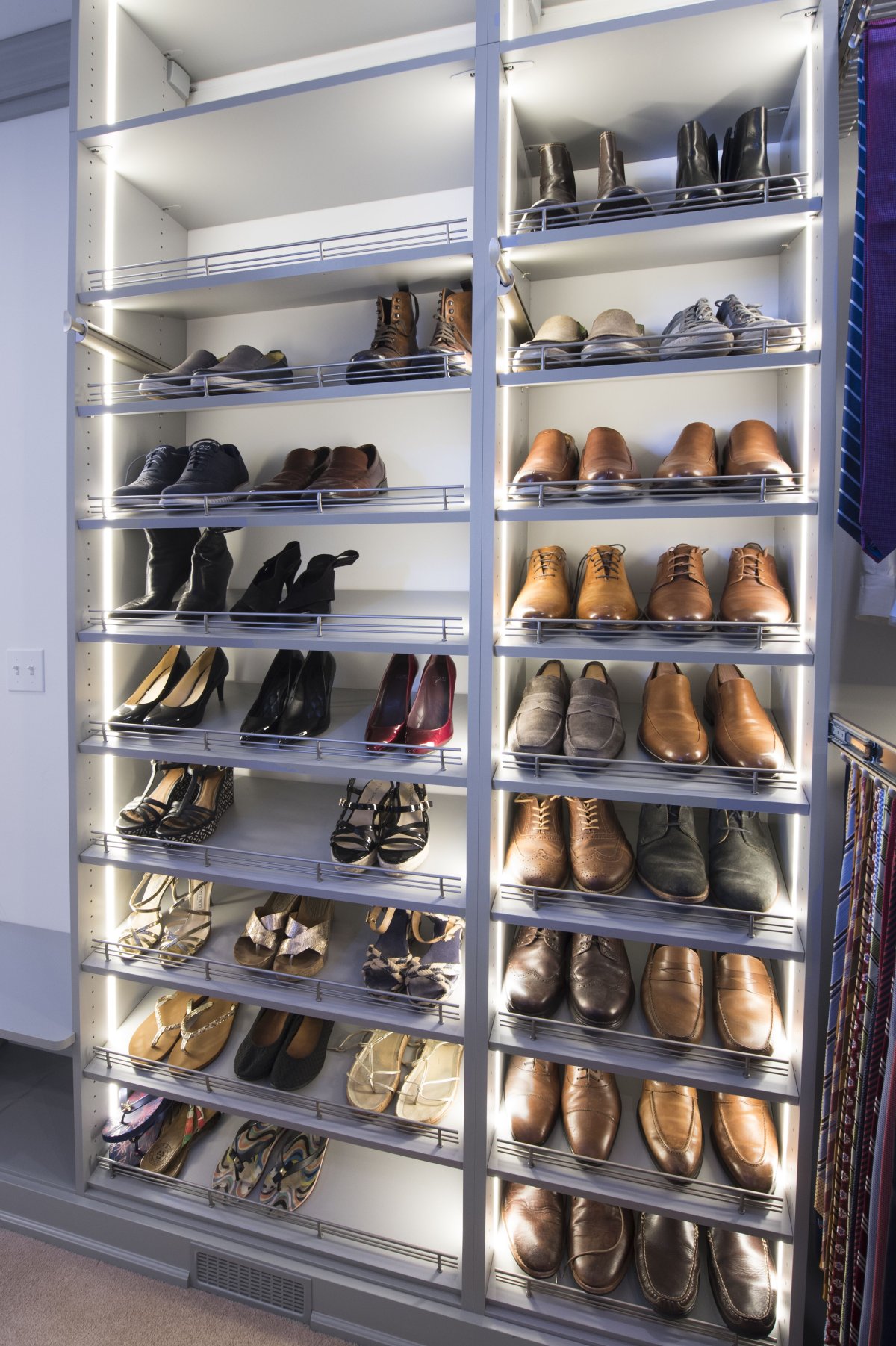 Стеллаж для обуви в гардеробную